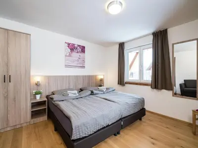 Ein Bett oder Betten in einem Zimmer der Unterkunft Maisonette in Lungau near Ski Slopes