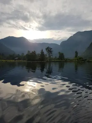 Naturlandschaft in der Nähe des Privatzimmers