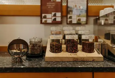 Kaffee-/Teezubehör in der Unterkunft Hotel Waldfrieden