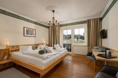 Ein Bett oder Betten in einem Zimmer der Unterkunft Kobaldhof