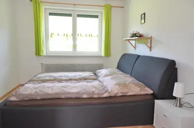Ein Bett oder Betten in einem Zimmer der Unterkunft Ferienhaus Steyrdurchbruch