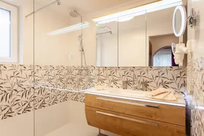 Ein Badezimmer in der Unterkunft Haus Windhager