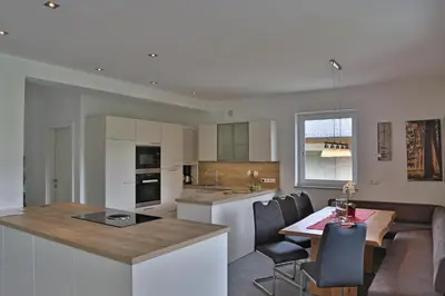 Küche/Küchenzeile in der Unterkunft Appartement Grießenkareck