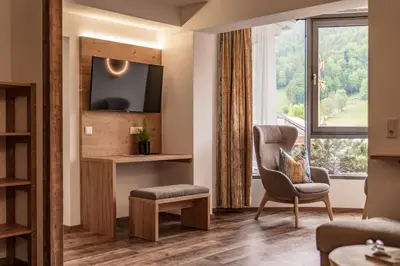 TV/Unterhaltungsangebot in der Unterkunft Hartweger's Hotel