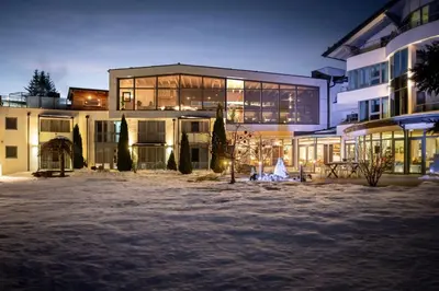 Das Gebäude in dem sich das Hotel befindet