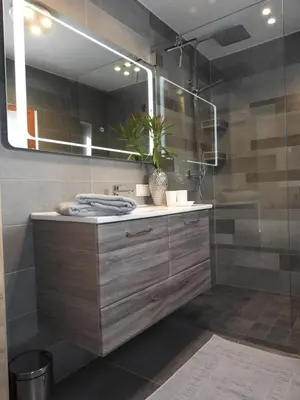 Ein Badezimmer in der Unterkunft Ferienhaus Kristabauer