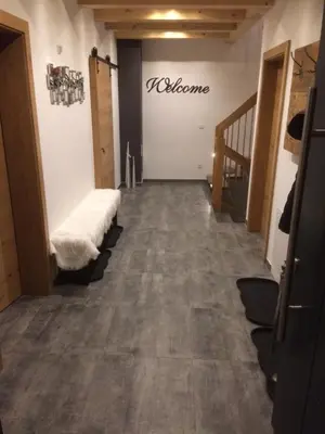 Ein Bett oder Betten in einem Zimmer der Unterkunft Ferienhaus Wind