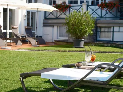 Ein Garten an der Unterkunft Genuss - und Vitalhotel Moisl