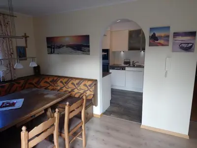 Küche/Küchenzeile in der Unterkunft Appartement STOA