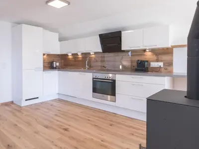 Küche/Küchenzeile in der Unterkunft Apartment Pötzelberghof