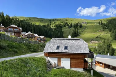 Naturlandschaft in der Nähe des Chalets