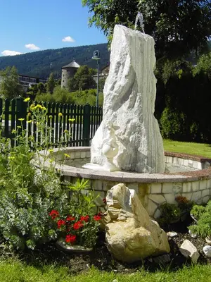 Ein Garten an der Unterkunft Appartement Pichler
