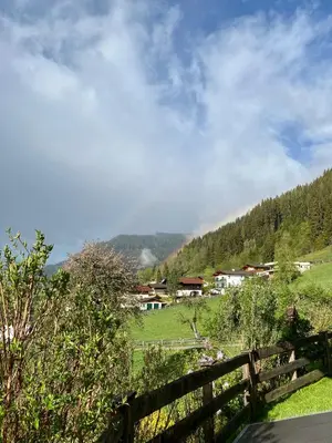 Naturlandschaft in der Nähe des Bauernhofs