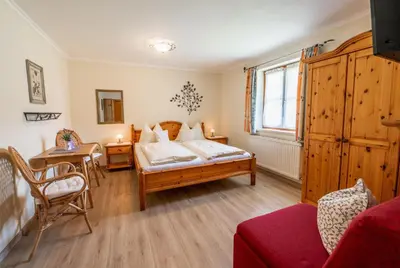 Ein Bett oder Betten in einem Zimmer der Unterkunft Haus Martina