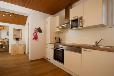 Küche/Küchenzeile in der Unterkunft Haus Martina