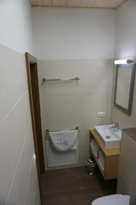 Ein Badezimmer in der Unterkunft Haus Mozart
