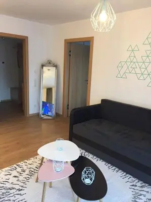 Ein Sitzbereich in der Unterkunft Sonnenhang Studio&Design Apartments