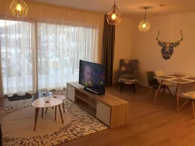 TV/Unterhaltungsangebot in der Unterkunft Sonnenhang Studio&Design Apartments