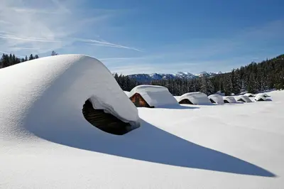 Bergchalet Raffalt im Winter