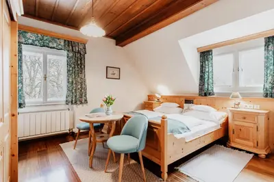 Ein Bett oder Betten in einem Zimmer der Unterkunft Landhaus Koller