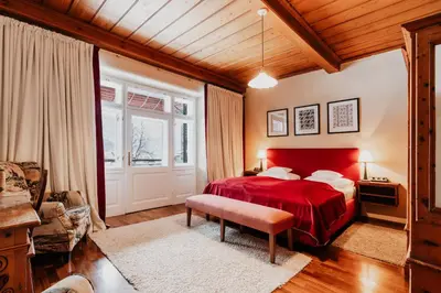 Ein Bett oder Betten in einem Zimmer der Unterkunft Landhaus Koller