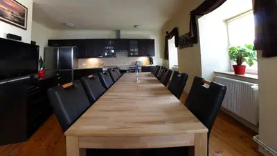Küche/Küchenzeile in der Unterkunft Apartment zur Brücke