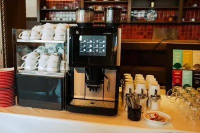 Kaffee-/Teezubehör in der Unterkunft Mountain Hotel & Hostel