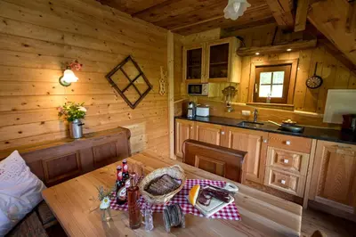 Küche/Küchenzeile in der Unterkunft Chalet 