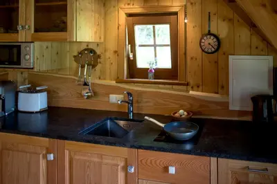Küche/Küchenzeile in der Unterkunft Chalet 