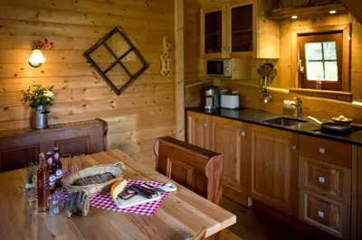 Küche/Küchenzeile in der Unterkunft Chalet 