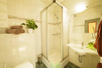 Ein Badezimmer in der Unterkunft Warterhof