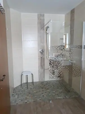Ein Badezimmer in der Unterkunft Unterbleiwanghof
