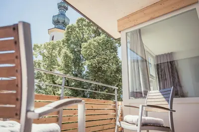Ein Balkon oder eine Terrasse in der Unterkunft Hotel Kendler