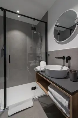 Ein Badezimmer in der Unterkunft Hotel Pension Waldesruh