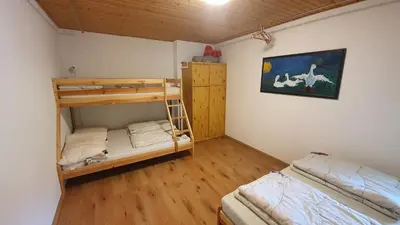Ein Bett oder Betten in einem Zimmer der Unterkunft Apartmán Tauplitz