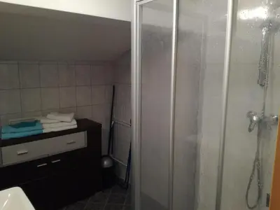 Ein Badezimmer in der Unterkunft Örglgut