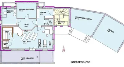 Grundriss der Unterkunft Alpenchalet Gosau