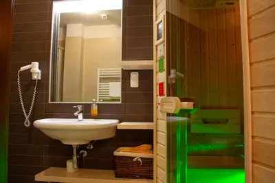 Ein Badezimmer in der Unterkunft Sissi Park