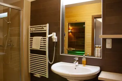 Ein Badezimmer in der Unterkunft Sissi Park