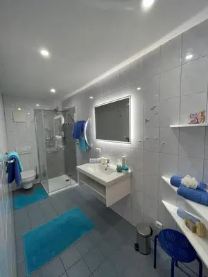 Ein Badezimmer in der Unterkunft Apartmenthaus Simmer