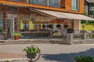 Das Gebäude in dem sich das Hotel befindet