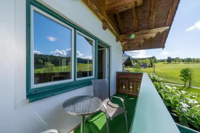 Ein Balkon oder eine Terrasse in der Unterkunft Aparthotel Sunrise