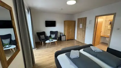 TV/Unterhaltungsangebot in der Unterkunft Pension Bergfried