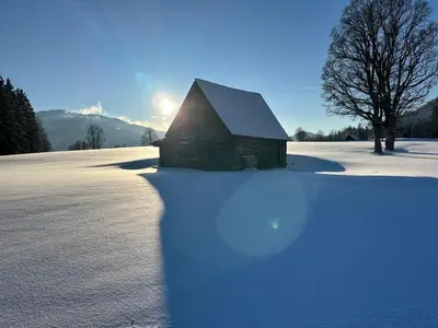 Haus Melody im Winter