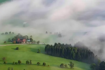 Naturlandschaft in der Nähe der Pension