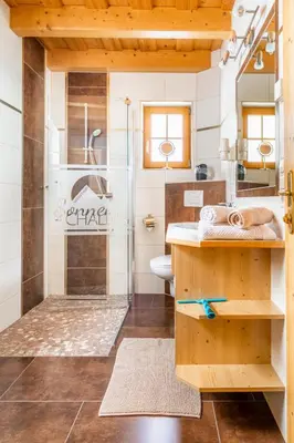 Küche/Küchenzeile in der Unterkunft Sonnenchalet 1 im Salzburger Lungau
