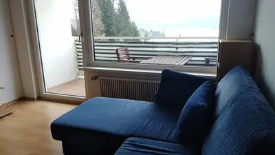 Ein Sitzbereich in der Unterkunft Happy Stay Apartment