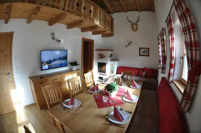 TV/Unterhaltungsangebot in der Unterkunft Chalet Freiraum