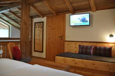 Ein Bett oder Betten in einem Zimmer der Unterkunft Chalet Freiraum