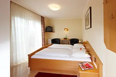 Ein Bett oder Betten in einem Zimmer der Unterkunft Pension Jageredt